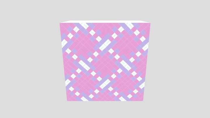 white-line-ppband-basket 3D Model