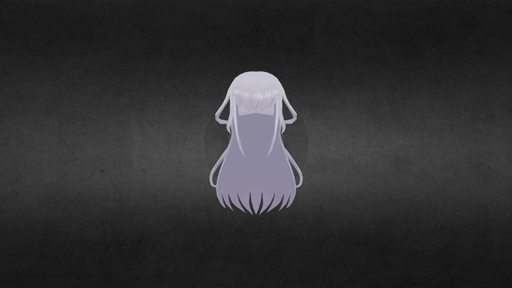 Megami Hair 3D Model