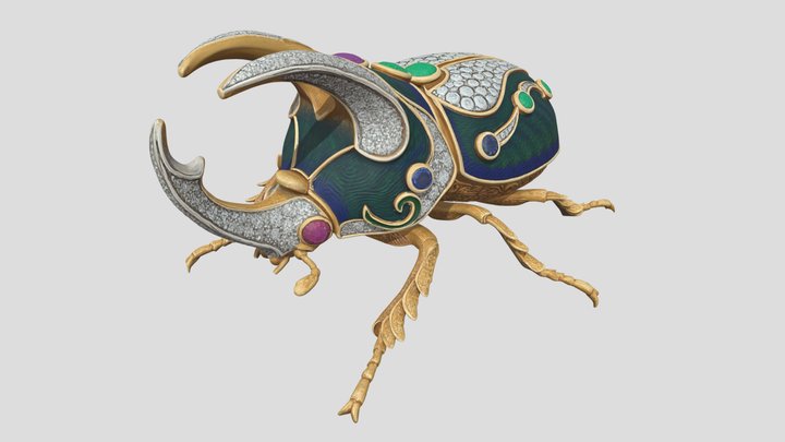 Fabergé Beetle 3D Model