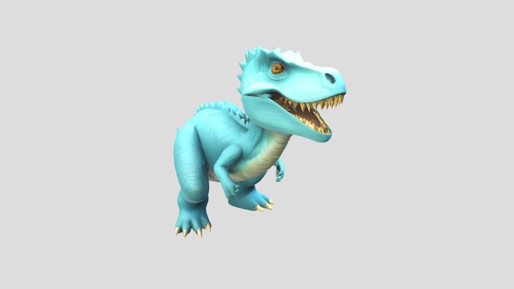 DinoXplorer The Playful Cartoon Dinosaur
