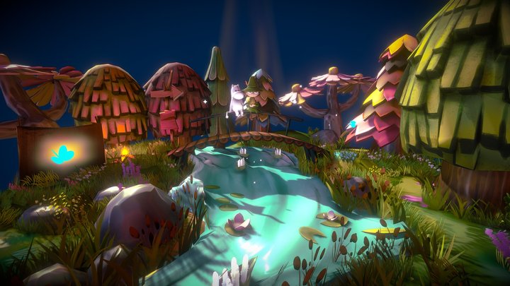 Moominvalley 3D models - Sketchfab