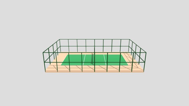 Lapangan voli 3D Model