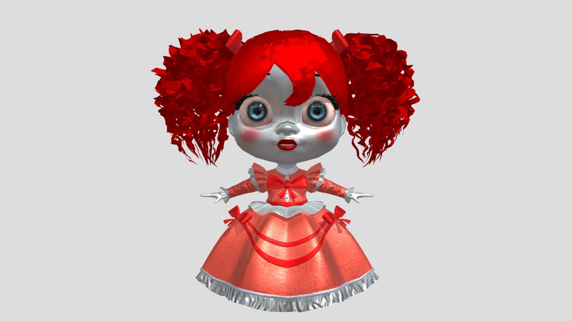 poppy-playtime-red-dress-poppy-download-free-3d-model-by-xoffly