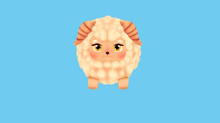 Sleepy sheepy 3D Model