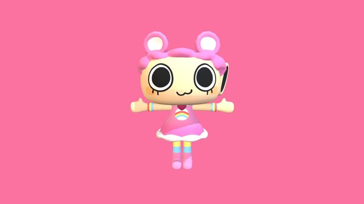 Cheer bear shelly skin 3D Model