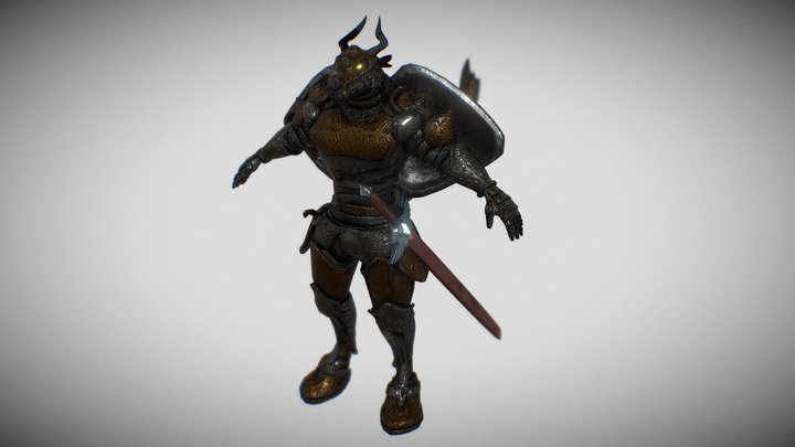 Fashar Salad Paladin 3D Model