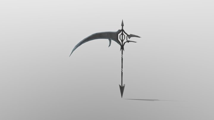 Scythe low poly 3D Model