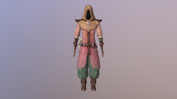 Forecast: Hollow Wizard 3D Model