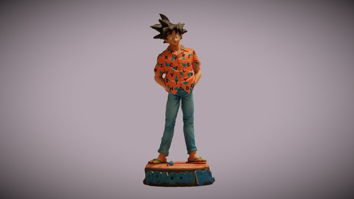 Goku 3D Model