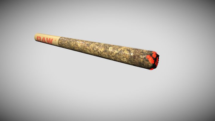 RAW Cone Cigarette 3D Model