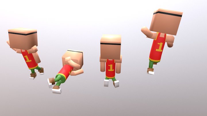 Stickman 3D Model