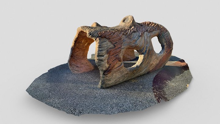 Day 321: Log Playground Tunnel, Palo Alto – Free 3D Model STL