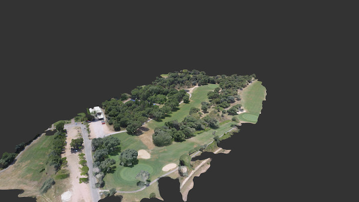 Hoyo 1 Real Club Golf Cordoba 3D Model