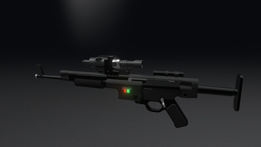 A280 Rebel Rifle - 3D model by Wayne Pearce [de746a0] - Sketchfab