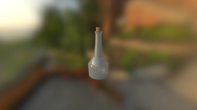 Standard Potion Flask 3D Model