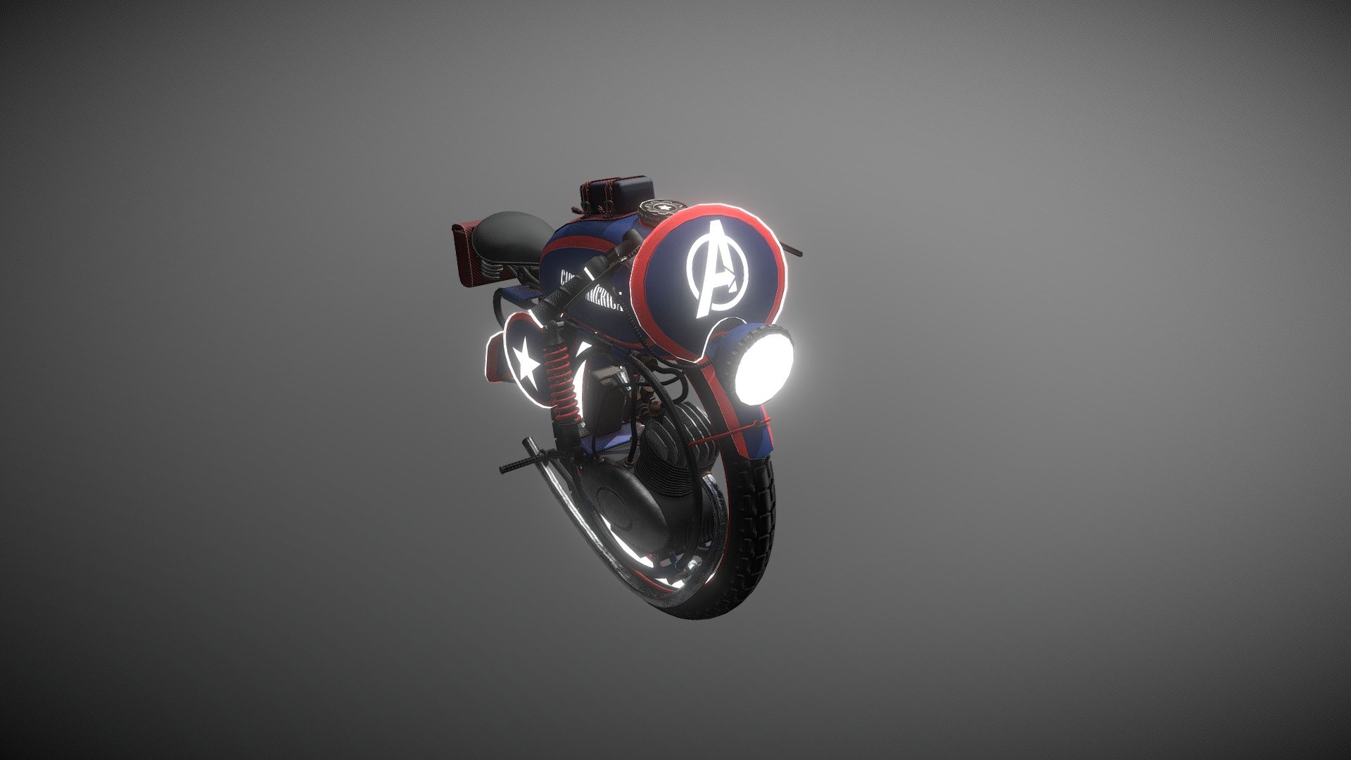 Captain America Monobike Challenge