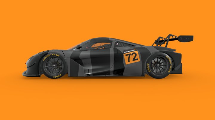 McLaren GT3 3D Model