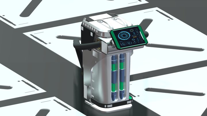 Skifi energy battery - accumulator-rechargeable 3D Model