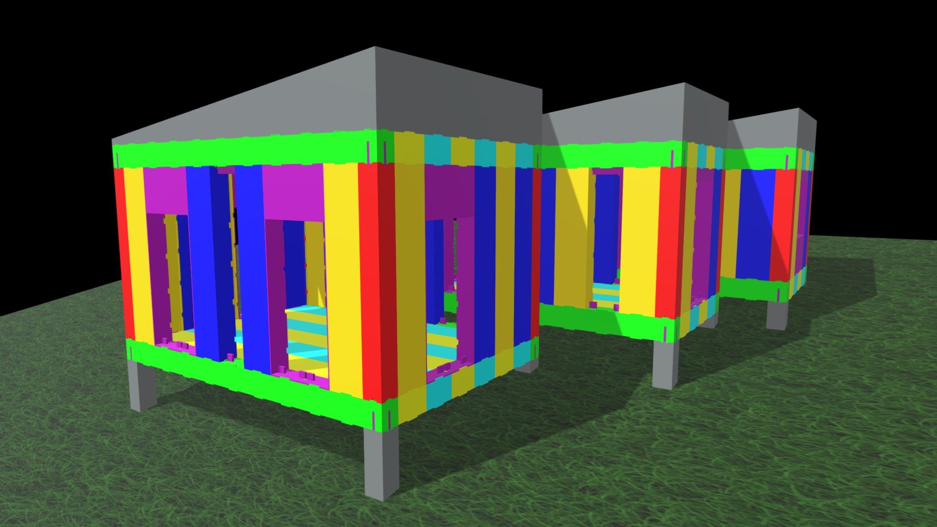 House visualisation 10 (blocks) - Roof-1