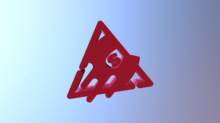 Cesar logo 3d 3D Model