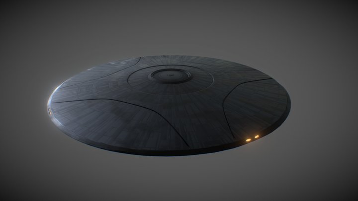 Alien Spaceship - Flying Saucer 3D Model