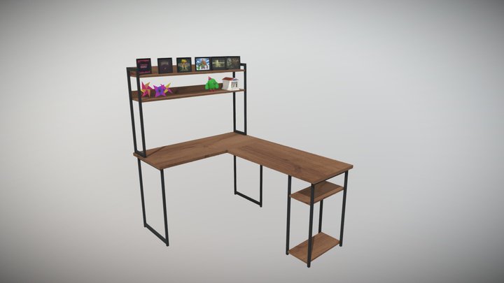 Desk Project - InProgress 3D Model