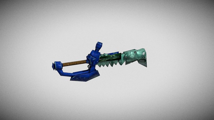 Warcraft Sword LOD 2 3D Model