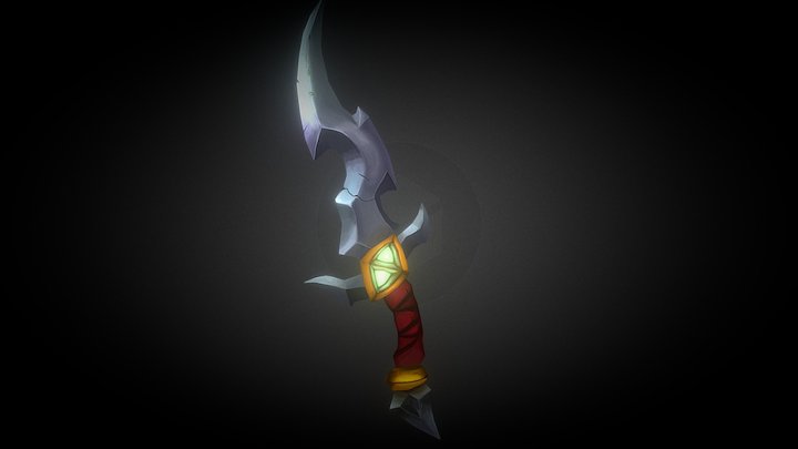 Fantasy dagger 3D Model
