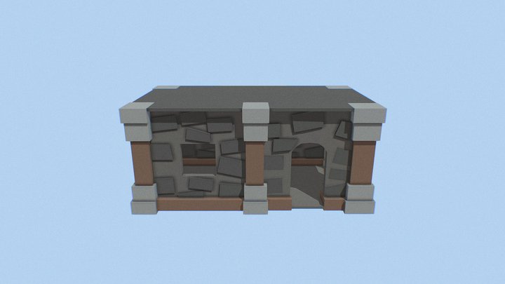 Low poly house 3D Model