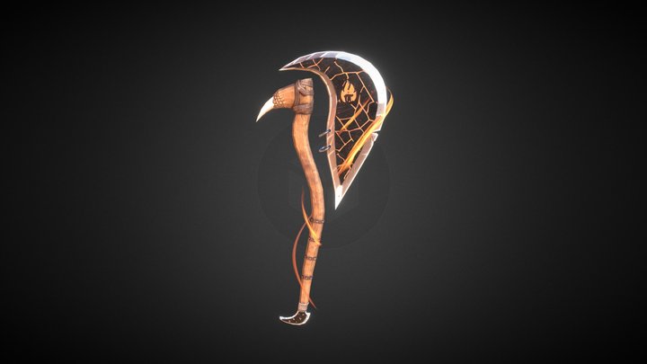 Battle Axe 3D Model