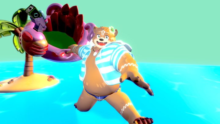 Gabu Sketch 3D Model