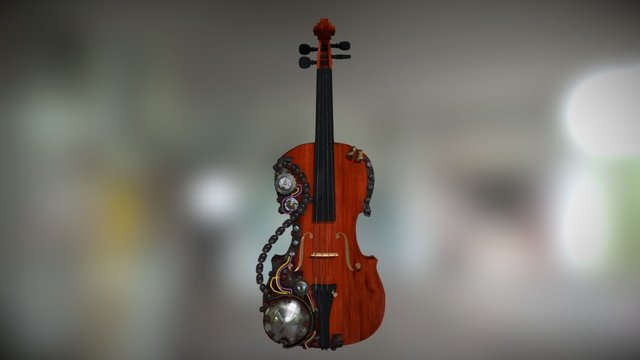 Violin+ 5 3D Model