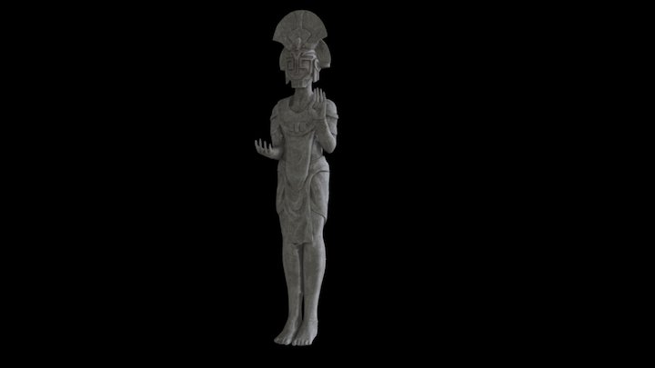 Maya Statue 3D Model