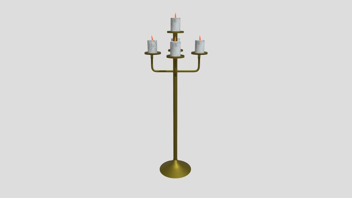 Chandelier old fashioned 3D Model