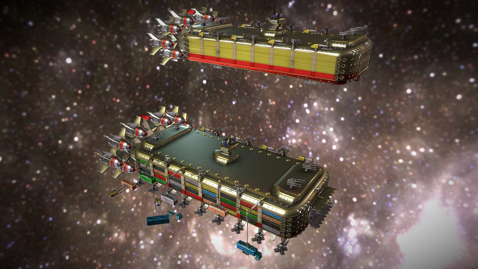 (12) ORYX VERY HEAVY FREIGHTER TEXTURED