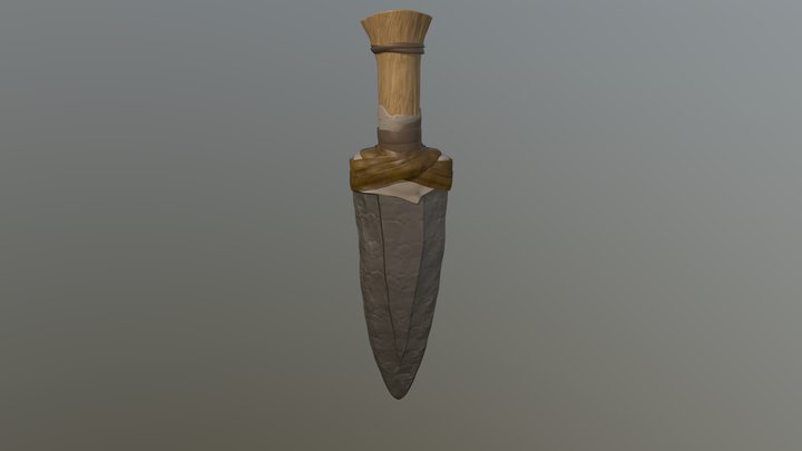 STONE KNIFE 3D Model