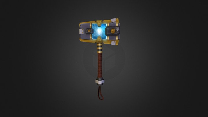 World of Warcraft Ulduar Celestial Hammer 3D Model