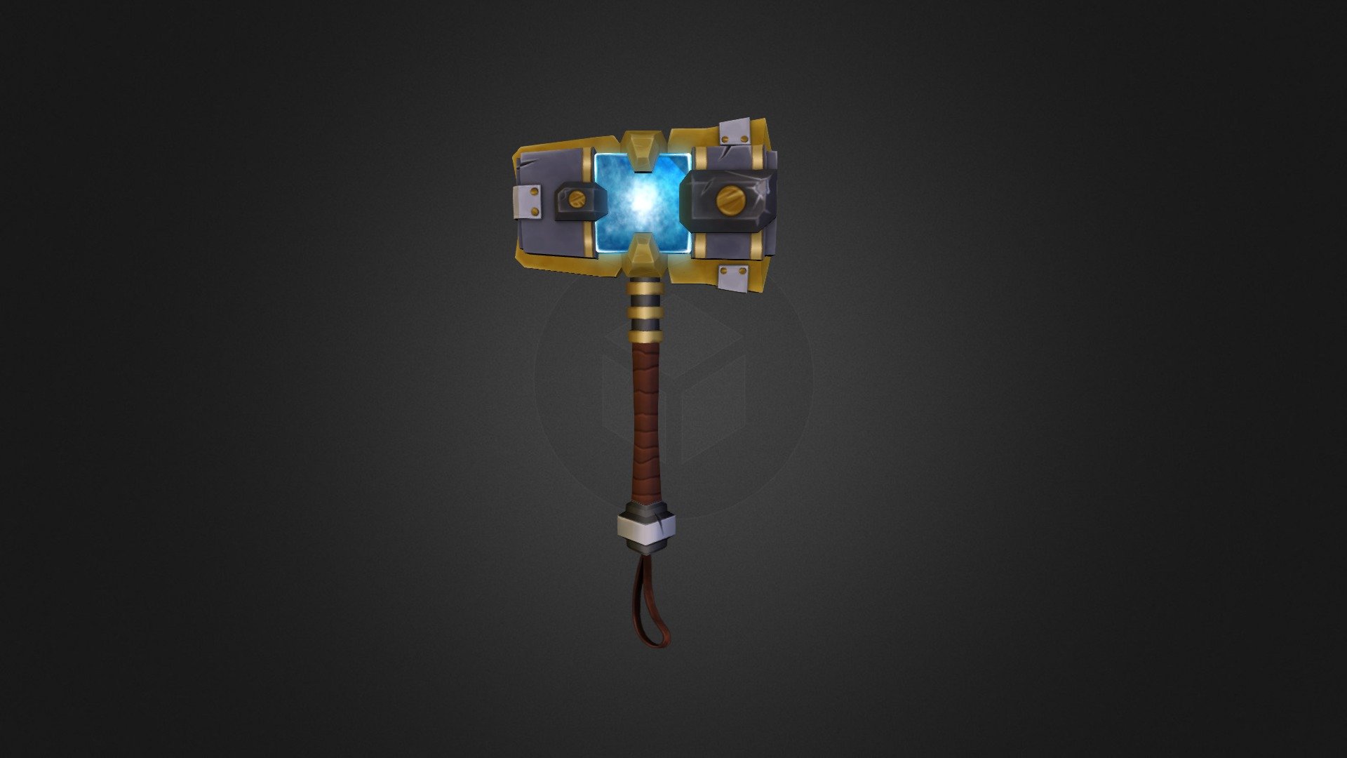 World of Warcraft Ulduar Celestial Hammer 3D model by andrewbutler