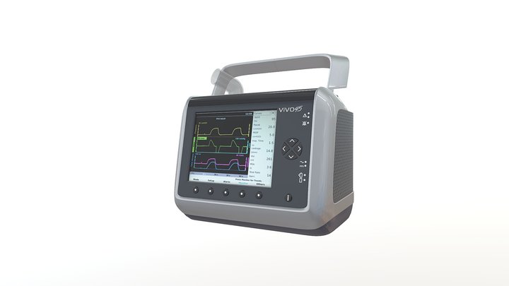 人工呼吸器 Medical Ventilation Vivo45 3D Model