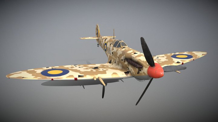 Supermarine Spitfire 3D Model