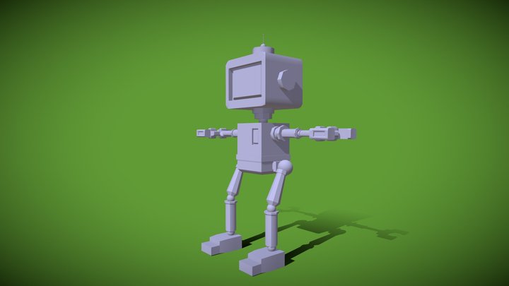 Clark the Robot [Animated] – Free 3D Model STL