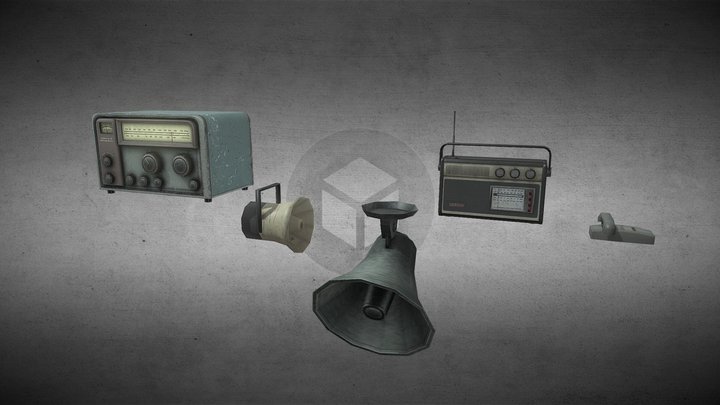 Radio 3D models - Sketchfab