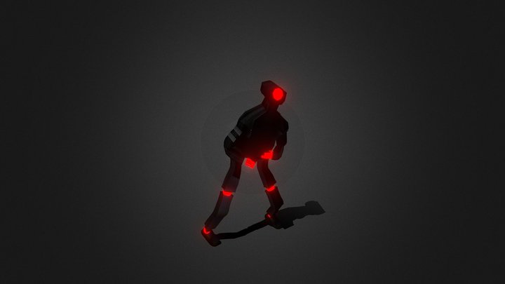 Robot Dancing 3D Model