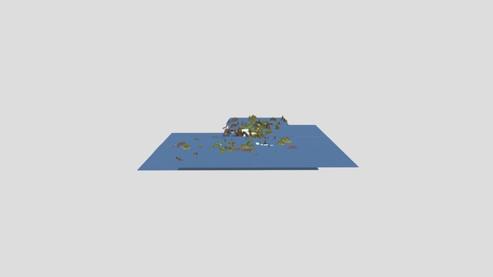 PC Computer - Sonic Generations - Green Hill Zon 3D Model