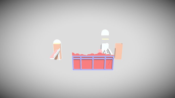 PRINCIP MANGE DEBOUT 3D Model
