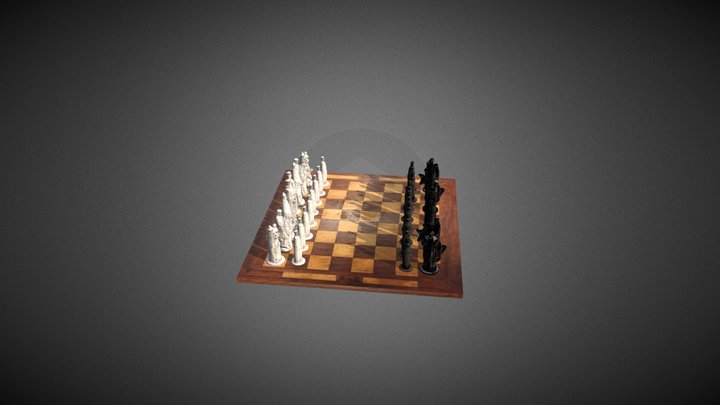 Chess Set - 3D Model by capedghost