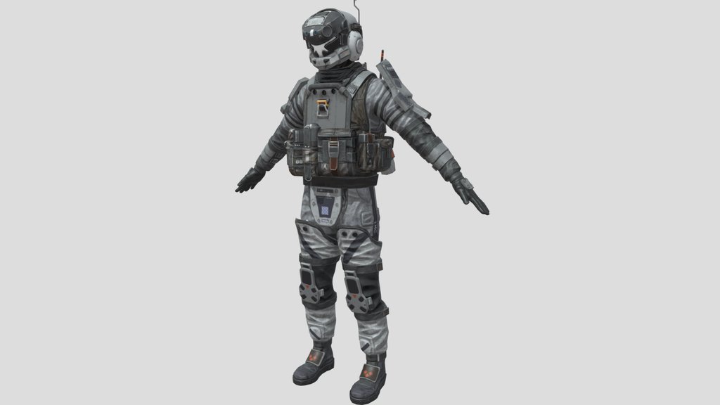 Sci-Fi Soldier / Futuristic Combat Trooper