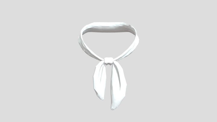Blue Neckerchief 3D Model