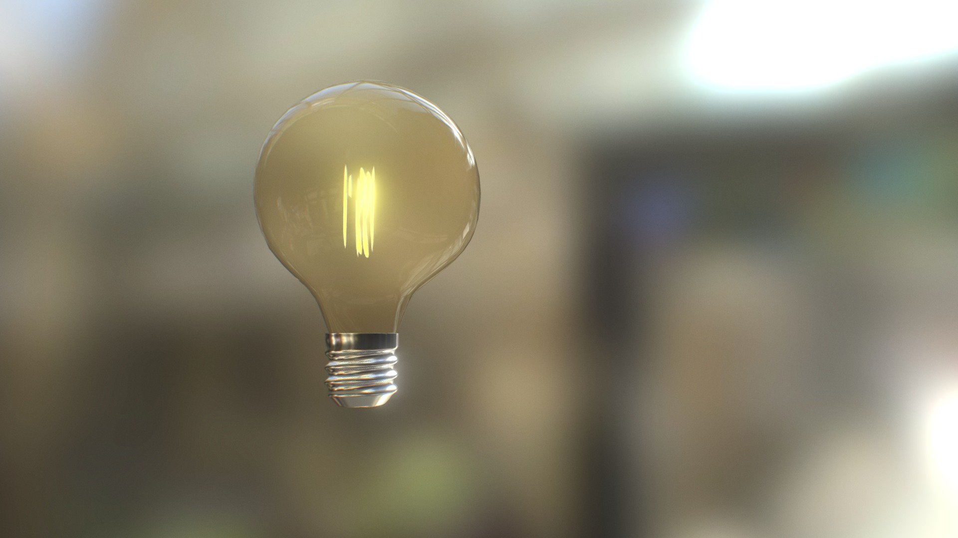 Retro light bulb - Buy Royalty Free 3D model by gugusheep [de8805f ...