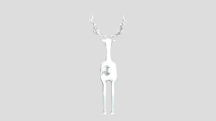 Summer Deer 3D Model